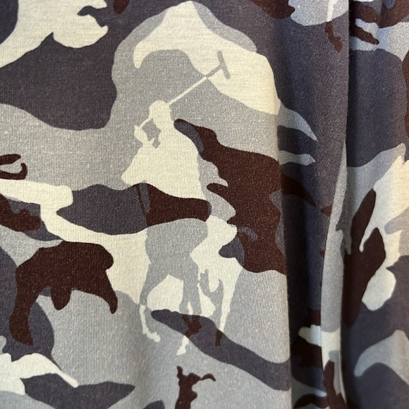 Polo Ralph Lauren Polo Golf Shirt Size XL In a Blue Camo - Picture 4 of 6
